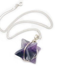 Merkaba: Φυλαχτό Αστέρι Από Αμέθυστο
