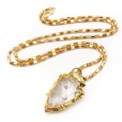 Μενταγιόν Λευκού χαλαζία