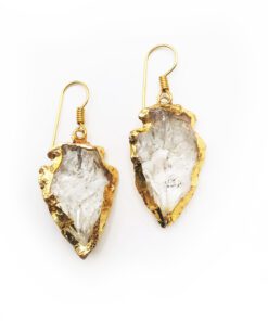 Σκουλαρίκια Λευκού  Χαλαζία