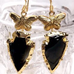 Σκουλαρίκια μαύρου όνυχα