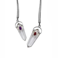 Φυλαχτό wand λευκού χαλαζία