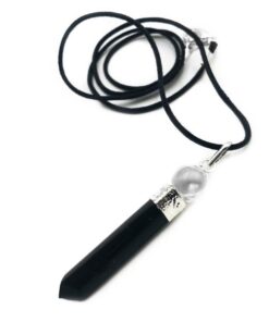 Φυλαχτό Black Tourmaline-White Quartz