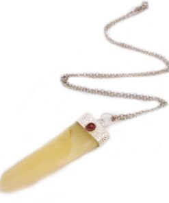 Φυλαχτό Σπαθί Κιτρίνη με Γρανάτη