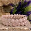 Βραχιόλι Ροζ Χαλαζία (Rose Quartz)