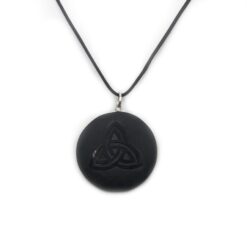 Φυλαχτό Κέλτικο Μαύρος Αχάτης