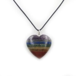 Μενταγιόν καρδιά 7 chakra