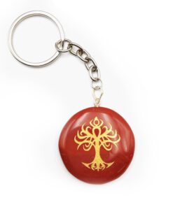 Μπρελόκ Κόκκινος Ίασπις – Δέντρο Chakra