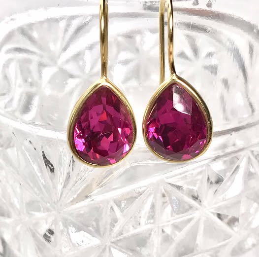Σκουλαρίκια Ruby Quartz