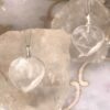 Μενταγιόν Brazillian Quartz  Crystal Heart