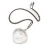 Μενταγιόν Brazillian Quartz  Crystal Heart