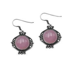 Σκουλαρίκια  Rose Quartz