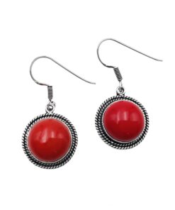 Σκουλαρίκια Κόκκινο Κοράλλι