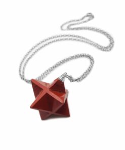 Merkaba: Φυλαχτό Αστέρι Κόκκινος Ίασπις
