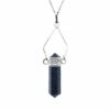 Φυλαχτό- Μπλέ Χρυσόλιθου – Blue Sunstone με Περίτεχνο Δέσιμο