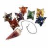 Σετ Αστέρια merkaba 7 Chakra  - Εκκρεμές  Λεπιδόλιθου