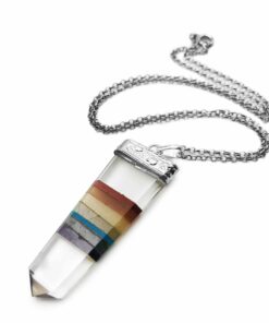 Φυλαχτό white Quartz Chakra