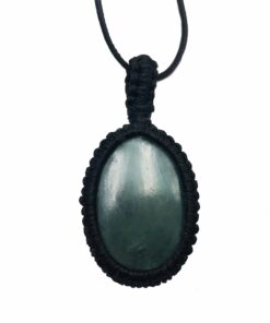 Makrame Campochon  Green Jade -Πράσινος Ιαδεΐτης
