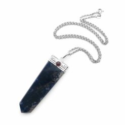 Φυλαχτό Σπαθί Λάπις  Λάζουλι με Γρανάτη