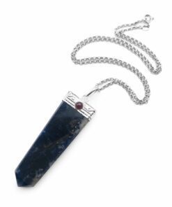 Φυλαχτό Σπαθί Λάπις  Λάζουλι με Γρανάτη