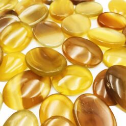 Βότσαλο Κουταλάκι Yellow Onyx