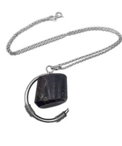 Φυλαχτό Ημικύκλιο  Μαύρης Τουρμαλίνης