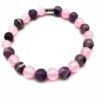 Βραχιόλι  Αμέθυστου  Ροζ Χαλαζία