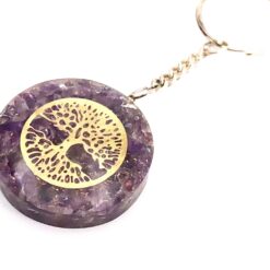 Μπρελόκ Αμέθυστου Δέντρο Ζωής